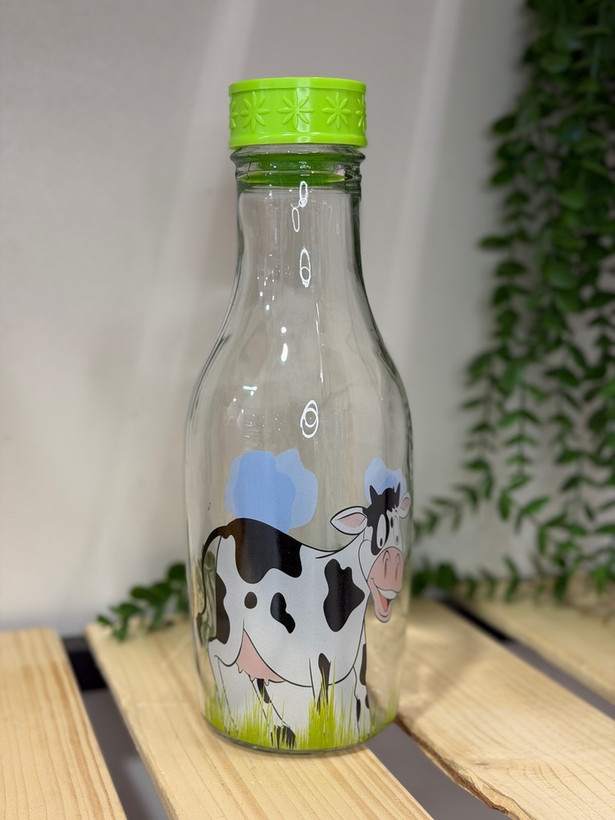 بطری شیر طرح گاو
