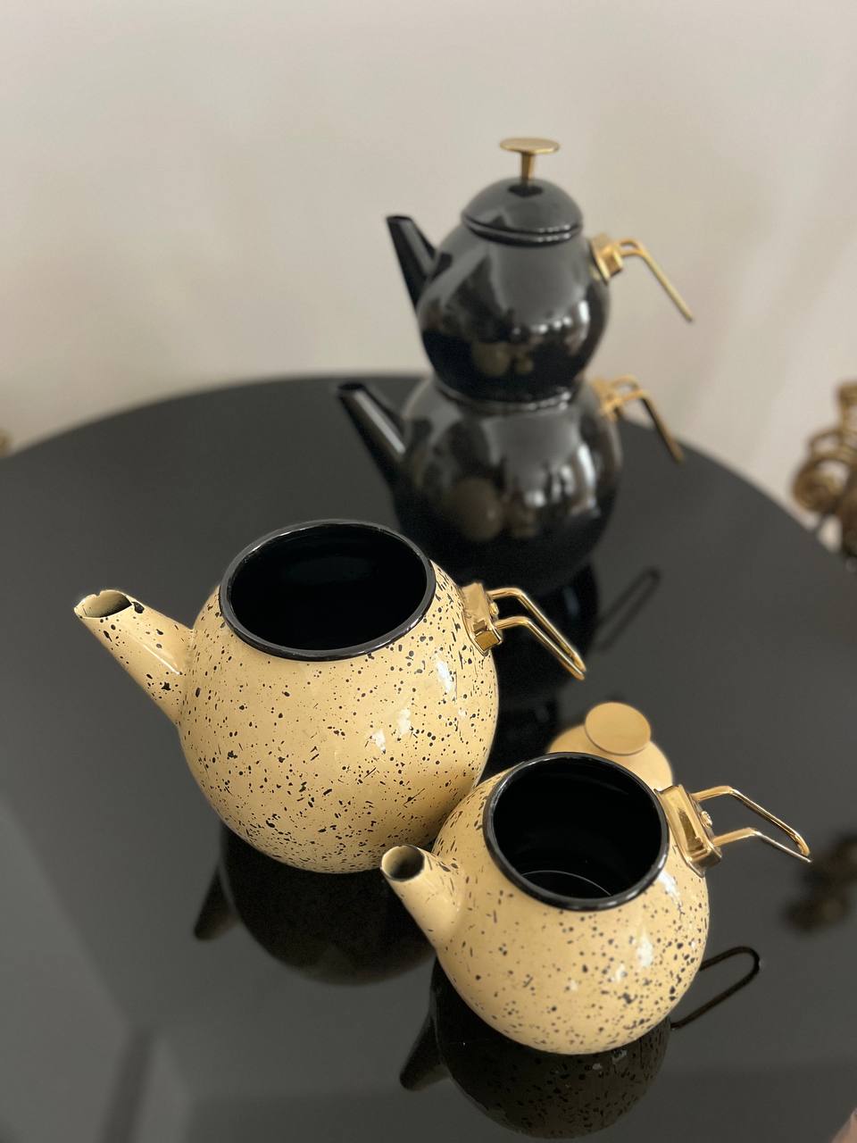 قوری و کتری لعابی